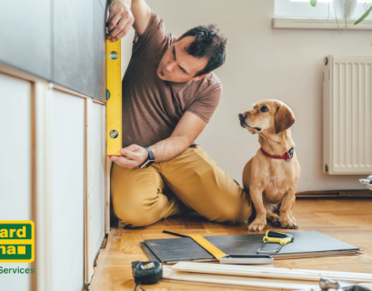 howard hanna a man works on repairing his home before selling it